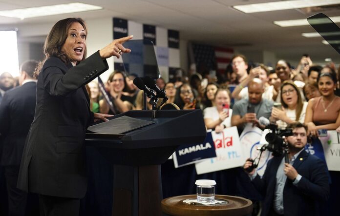 Kamala Harris attaque Trump: « prédateur » et « escroc