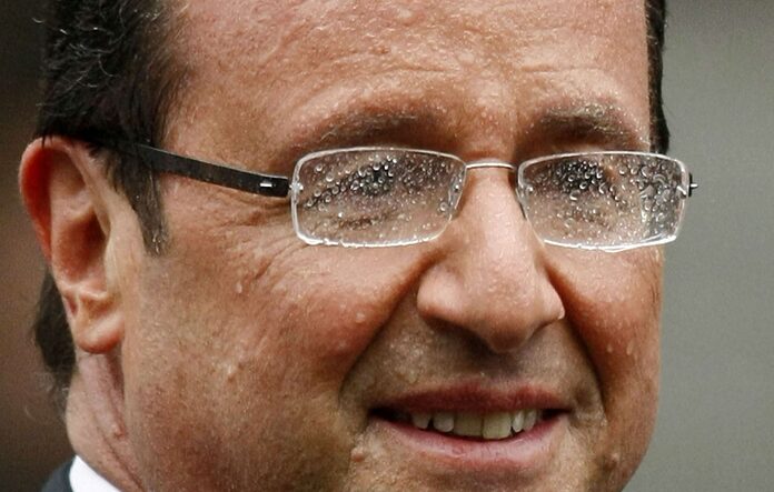 JO Paris : François Hollande et la Pluie Inévitable