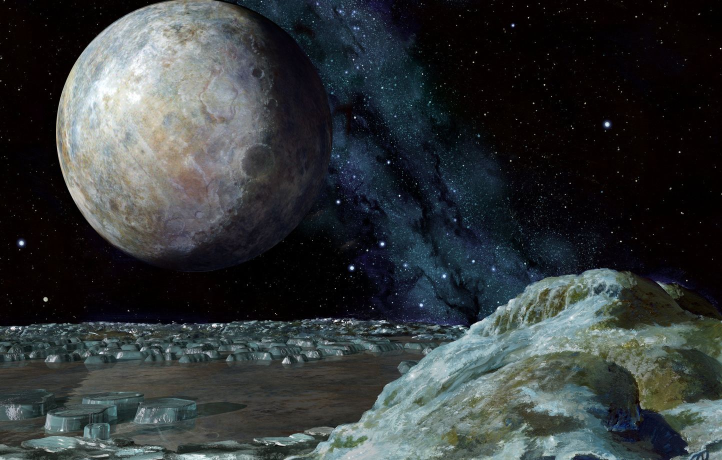 James Webb détecte du CO2 sur Charon, lune de Pluton