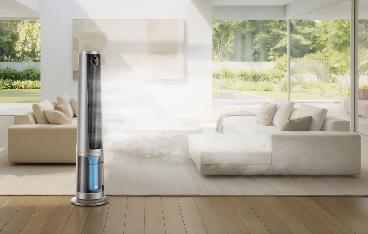 Canicule : ce ventilateur brumisateur promet 6 °C de moins