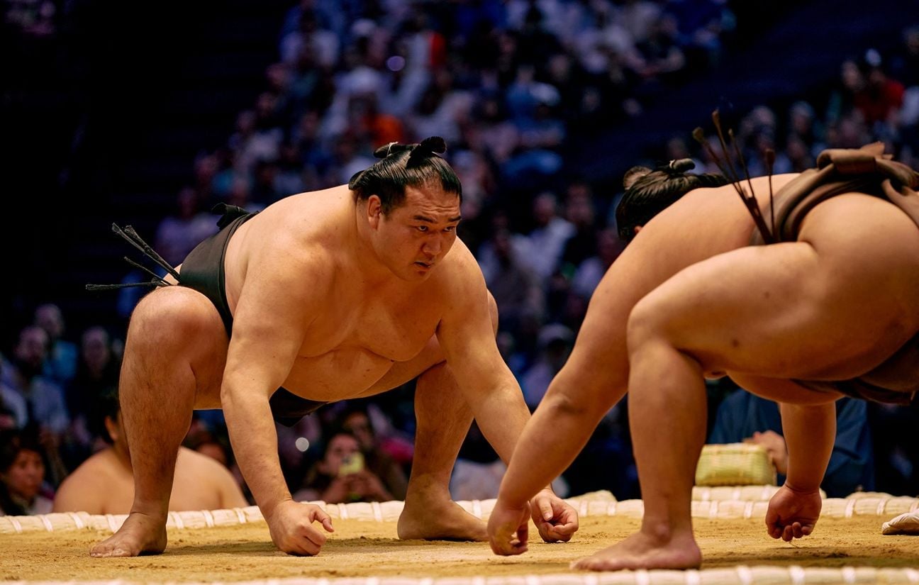 Le sumo enflamme Paris : images d’un week-end XXL