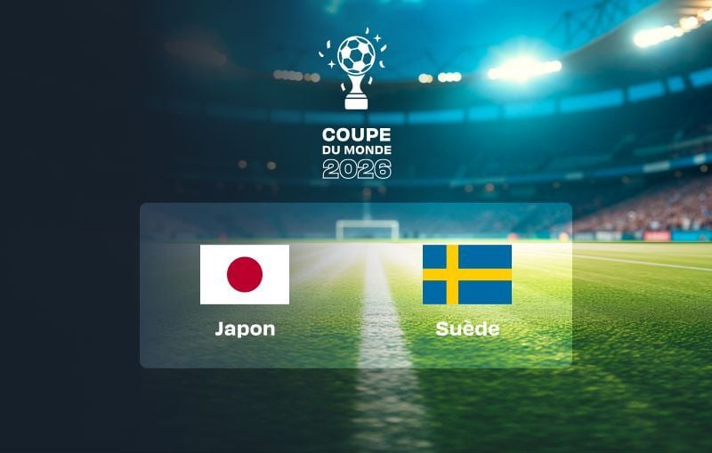 Japon – Suède : les compositions du Mondial 2026