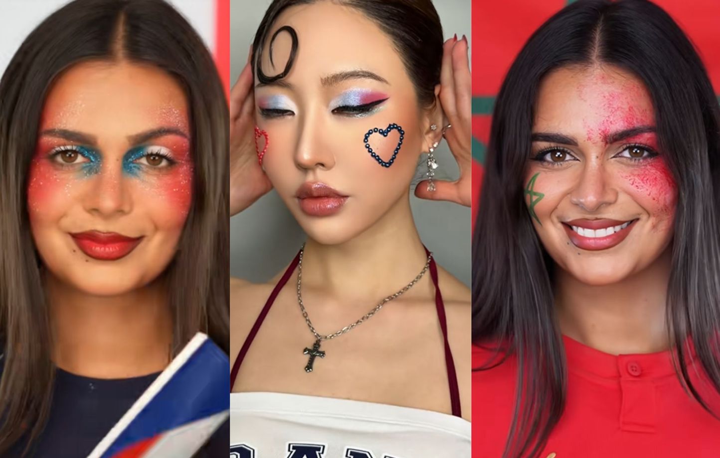 Maquillage de supporter chic : 3 idées pour briller