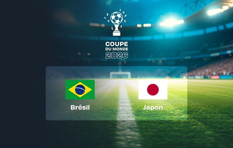 Brésil-Japon : compositions officielles du Mondial 2026