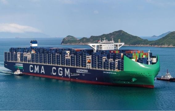 Notre-Dame : CMA CGM baptise un porte-conteneurs record