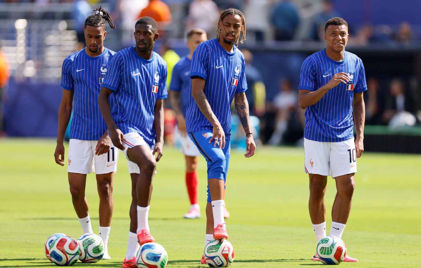 France-Espagne : le trio Mbappé-Olise-Dembélé a sombré