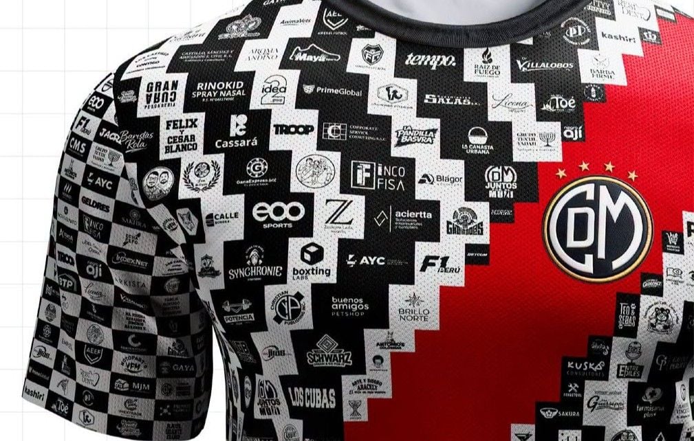 Pérou : le maillot à 1 000 sponsors pour survivre