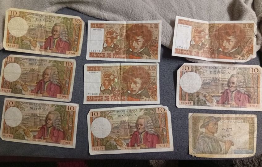 Découvrez si vos vieux billets de francs valent une fortune