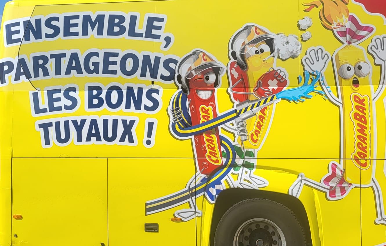 Carambar et pompiers : Des conseils en lieu et place des blagues
