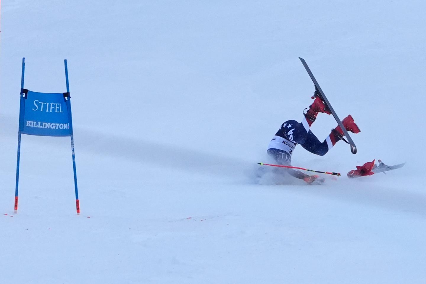 Ski alpin : pour Mikaela Shiffrin, une chute spectaculaire qui coûte cher