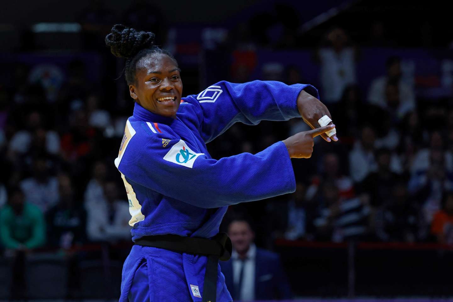 Clarisse Agbegnenou remporte son sixième titre de championne du monde de judo