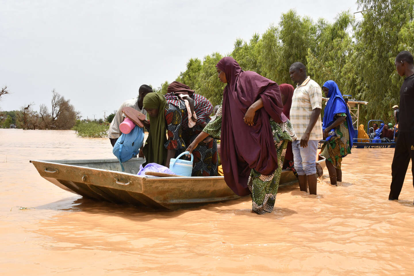 Au Niger, la capitale Niamey est encerclée par les eaux