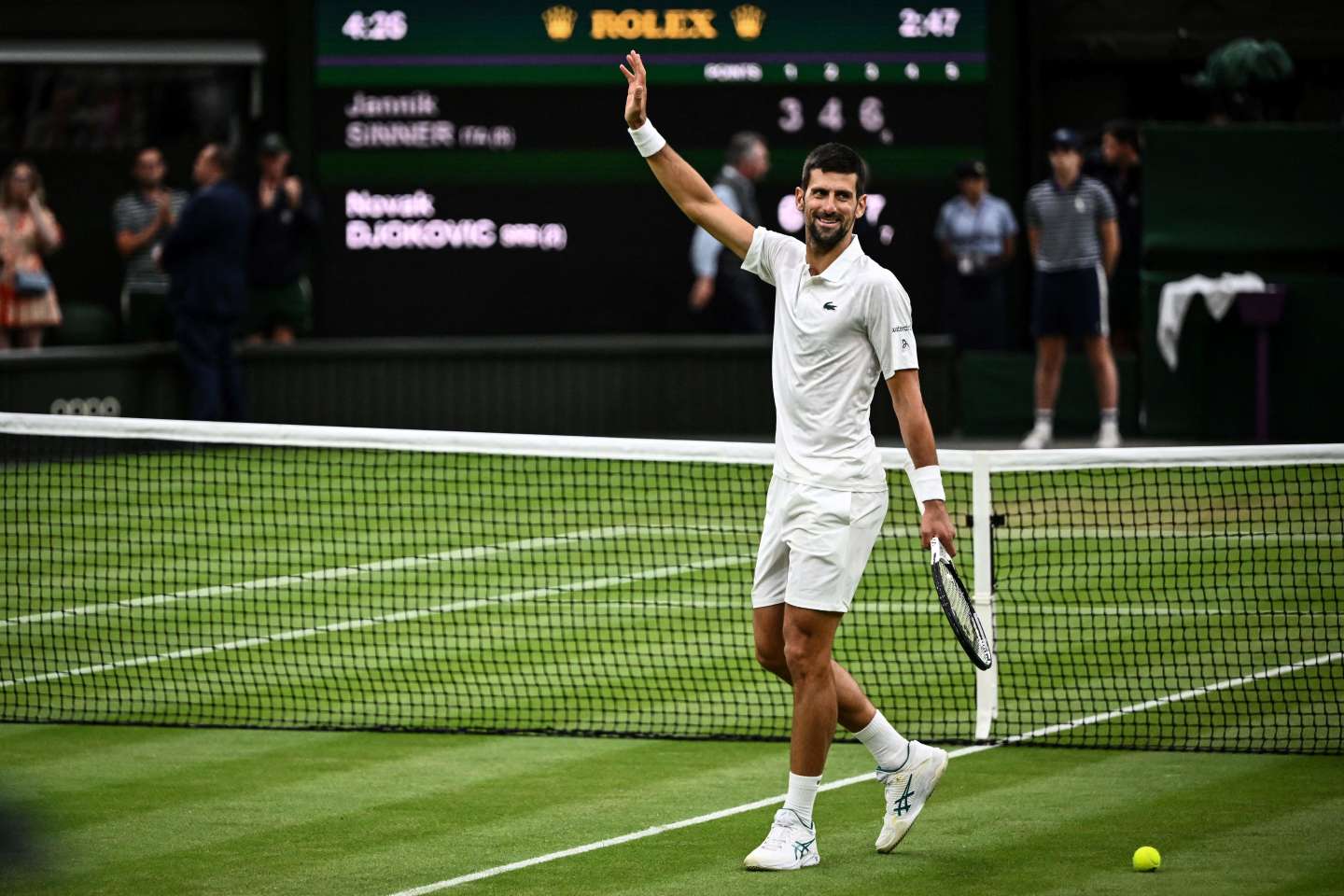Wimbledon : Novak Djokovic écarte Jannik Sinner et disputera la finale pour la cinquième édition de suite