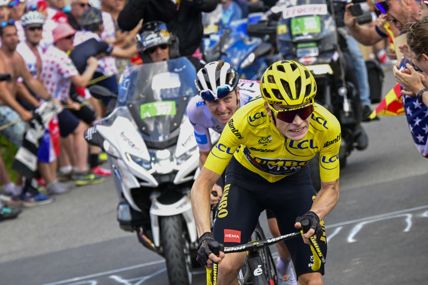 Tour de France 2023 : la chasse aux secondes entre Jonas Vingegaard et Tadej Pogacar profite à Carlos Rodriguez