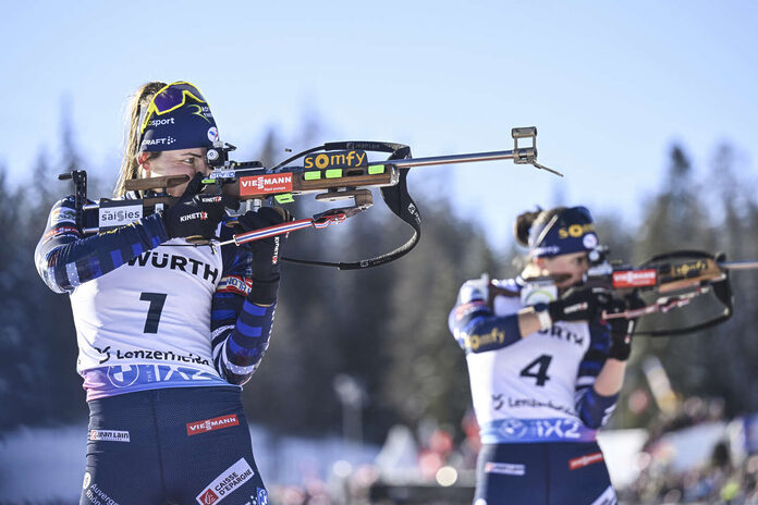 Biathlon : Justine Braisaz-Bouchet devance Julia Simon et s’adjuge son premier doublé sprint-poursuite en Coupe du monde