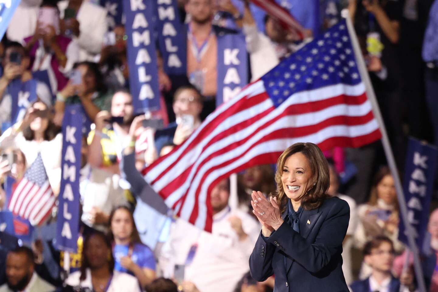 Présidentielle américaine : Kamala Harris veut incarner une Amérique réconciliée et optimiste