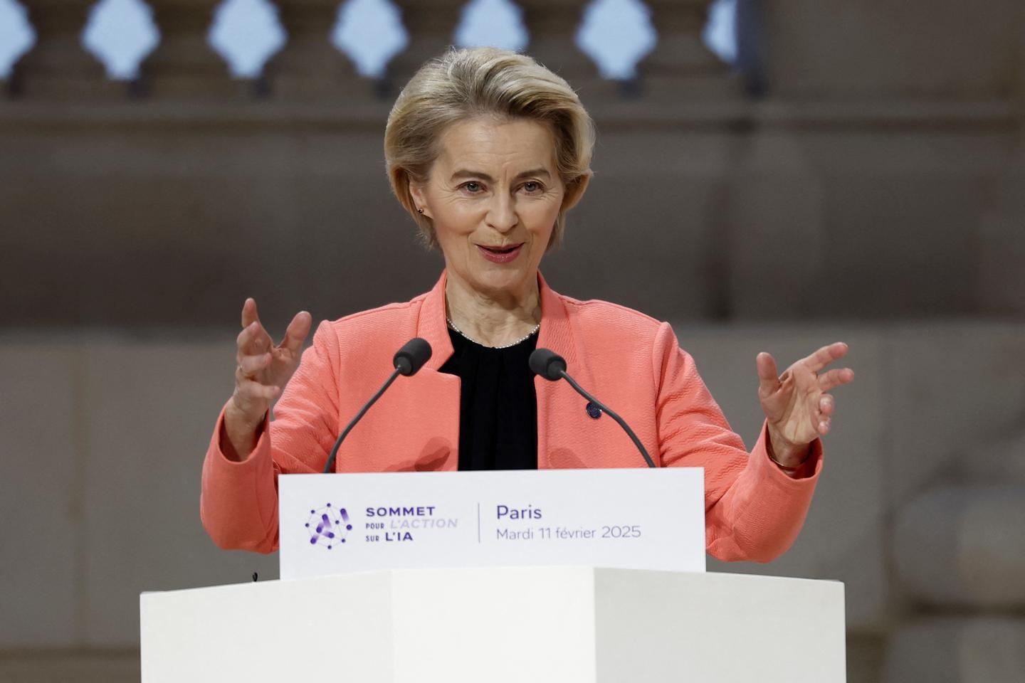 Intelligence artificielle : Ursula von der Leyen annonce 200 milliards d’euros d’investissements en Europe