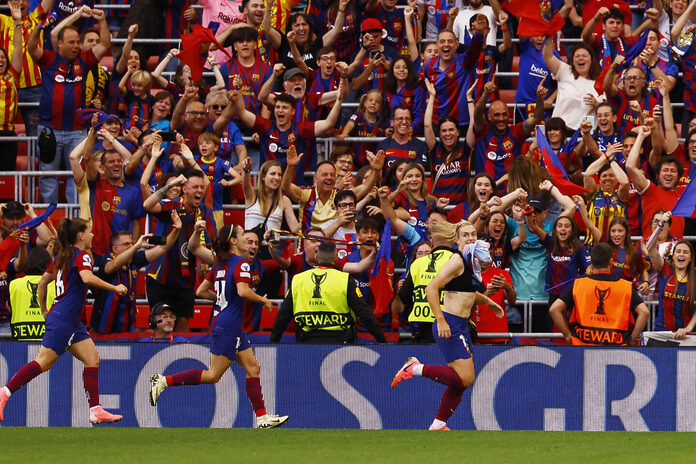 Ligue des champions féminine : le Barça remporte un troisième titre face à ses meilleures ennemies lyonnaises