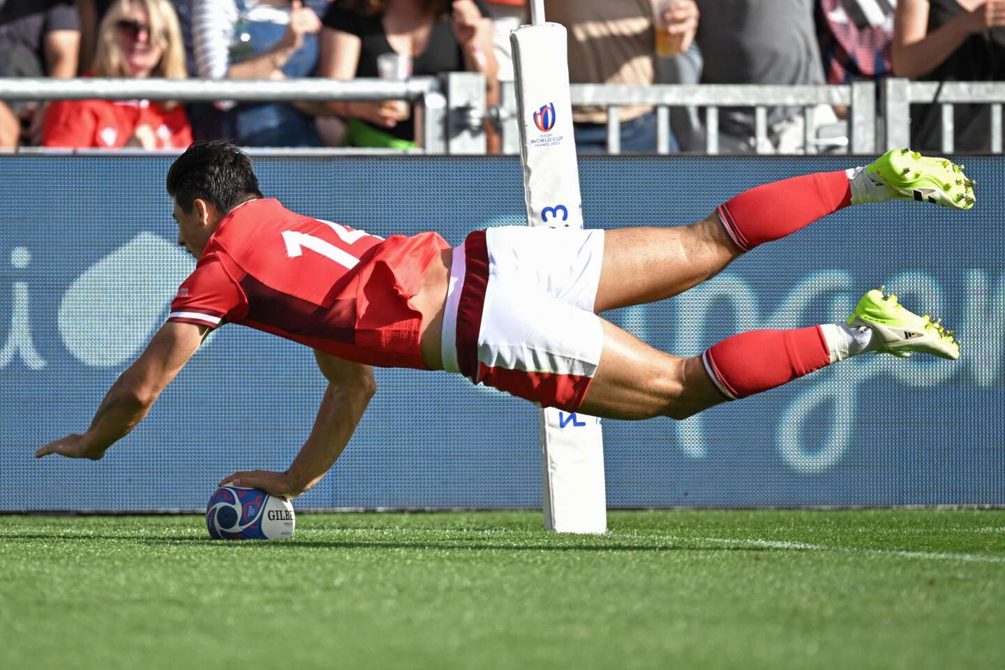 Coupe du monde de rugby : le Pays de Galles bat la Géorgie 43-19 et termine premier de la poule C