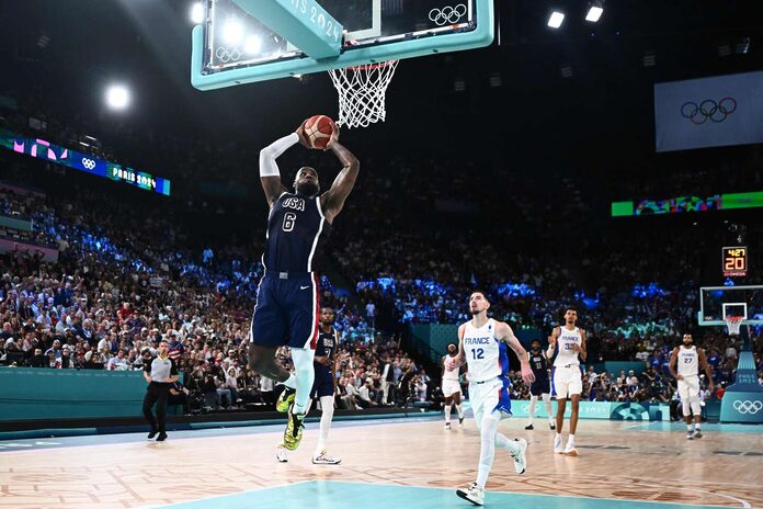 JO 2024 : pour les finales de basket-ball, un succès populaire, mais des gradins VIP dégarnis