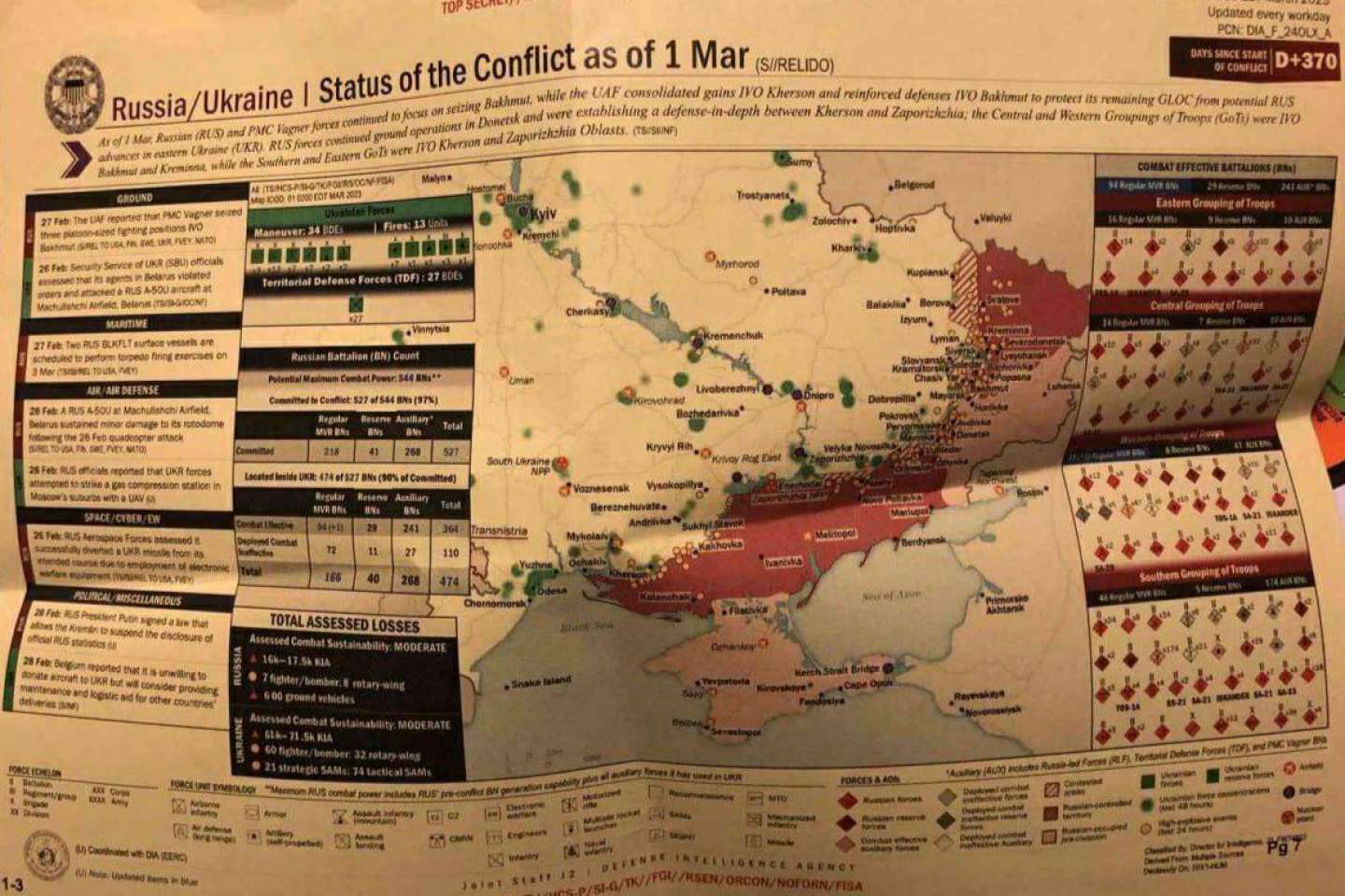 Guerre en Ukraine : ce que l’on sait de la fuite de documents confidentiels du Pentagone