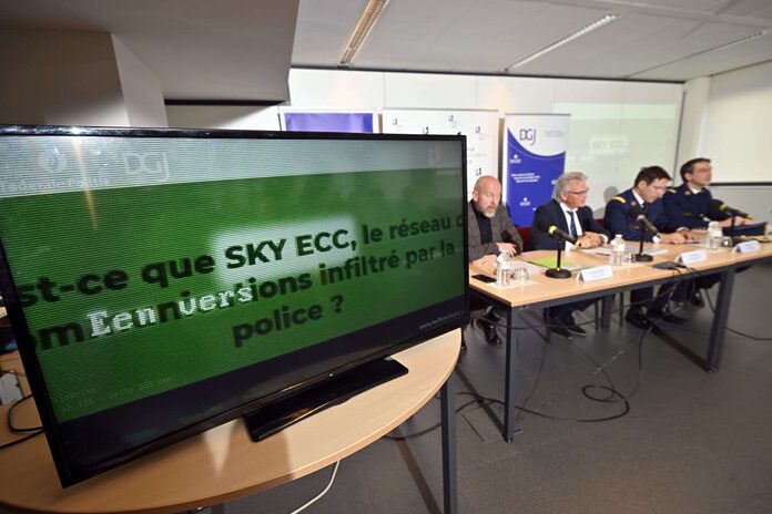 Messagerie cryptée Sky ECC : la justice ordonne un procès contre trente personnes