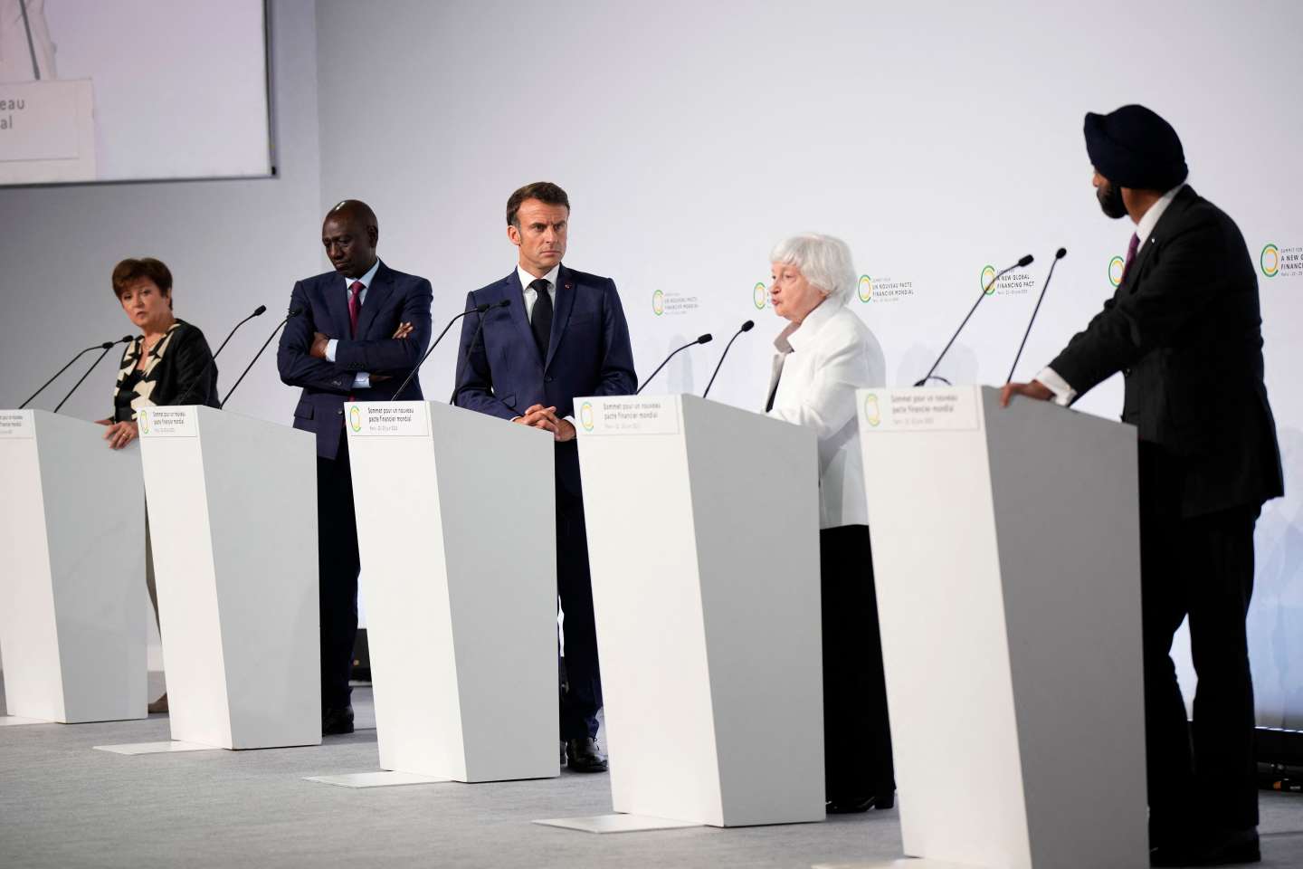 Au sommet de Paris, le nouveau pacte financier mondial reste un projet