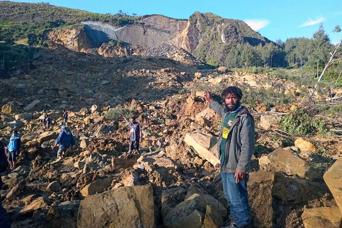 En Papouasie-Nouvelle-Guinée, un important glissement de terrain cause « des pertes humaines et des dégâts matériels »
