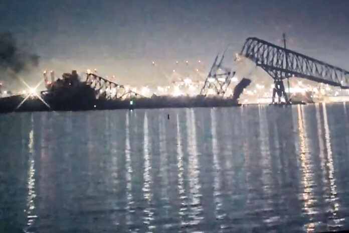 Baltimore : un pont s’effondre après avoir été percuté par un navire