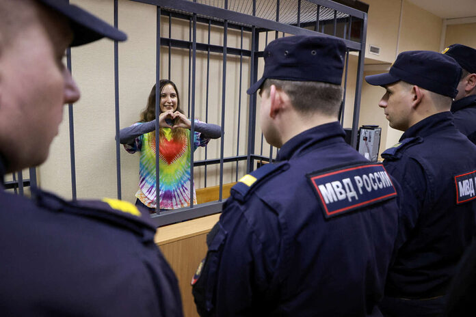 En Russie, sept ans de prison pour une action antiguerre dans un supermarché