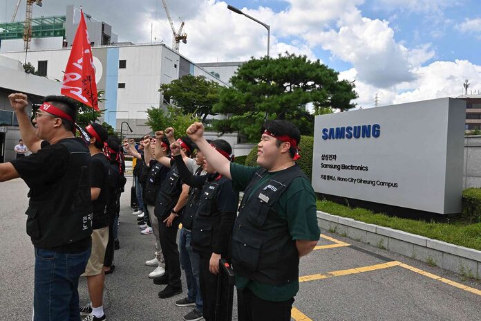 Samsung Electronics confronté à la première grève illimitée de son histoire