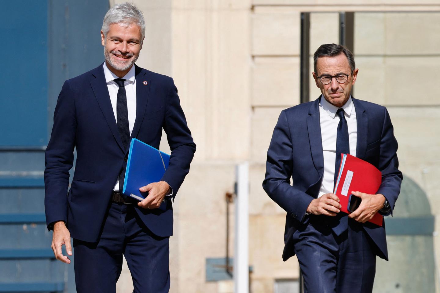 Avant leur duel chez LR, Bruno Retailleau et Laurent Wauquiez engrangent leurs soutiens